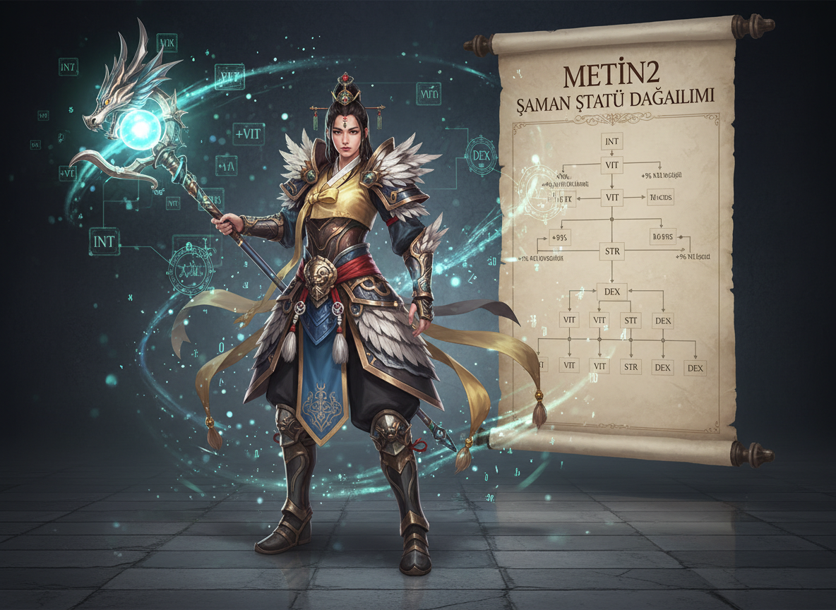 metin2 şaman statü dağılımı