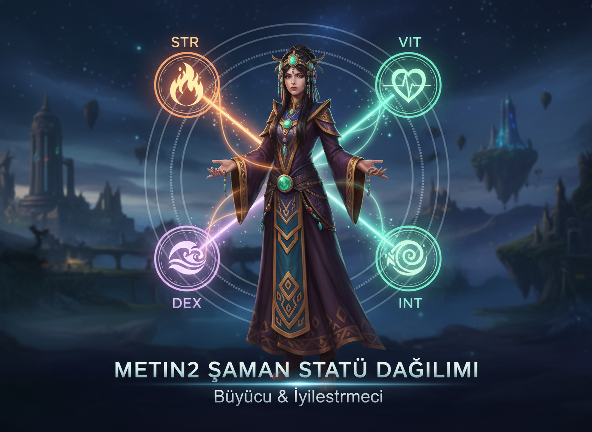 Illustration for blog section about: metin2 şaman statü dağılımı, image 1