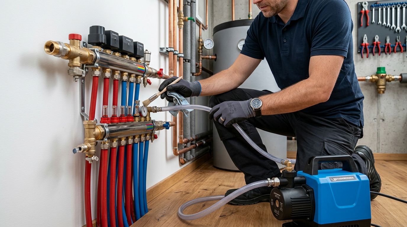 Yerden ısıtma sistemlerinde bakım ve temizlik