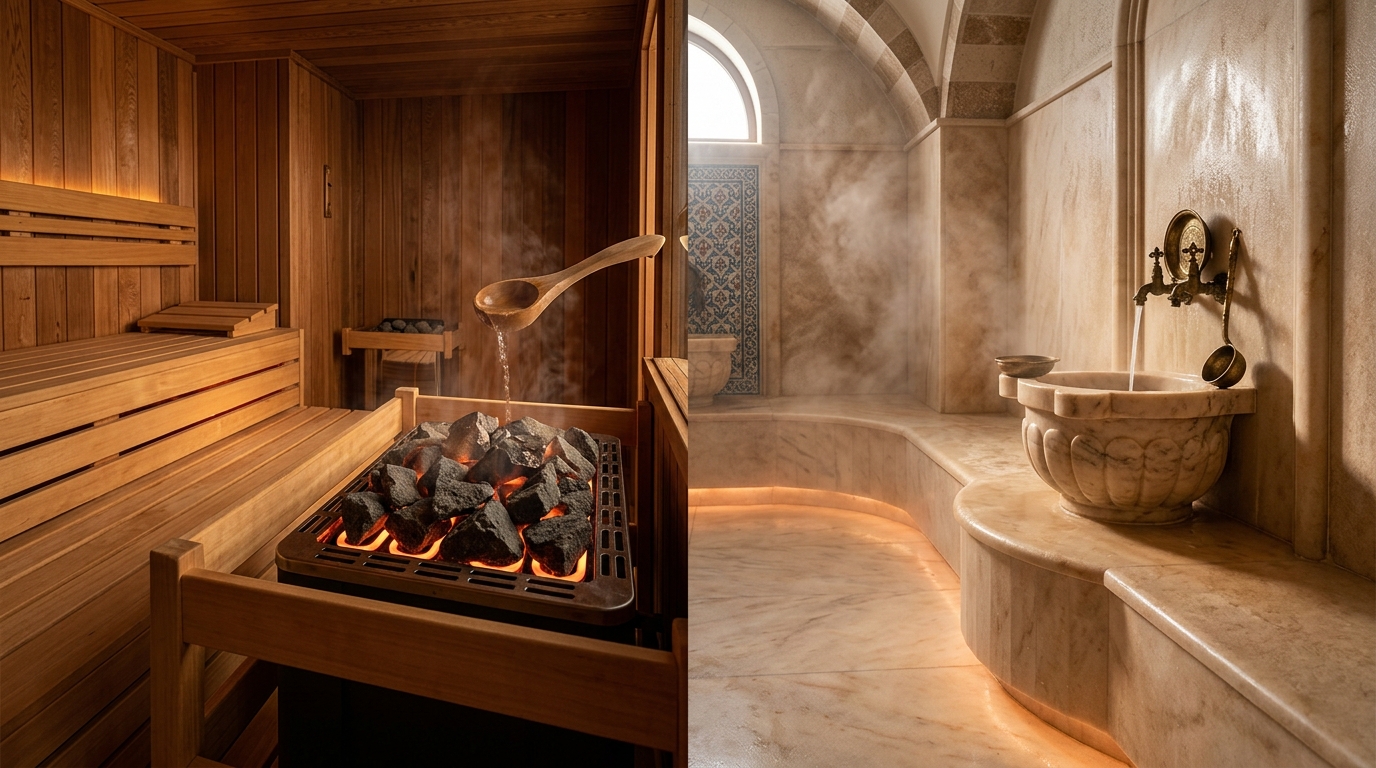 Sauna Isıtma Hamam Isıtma sistemleri