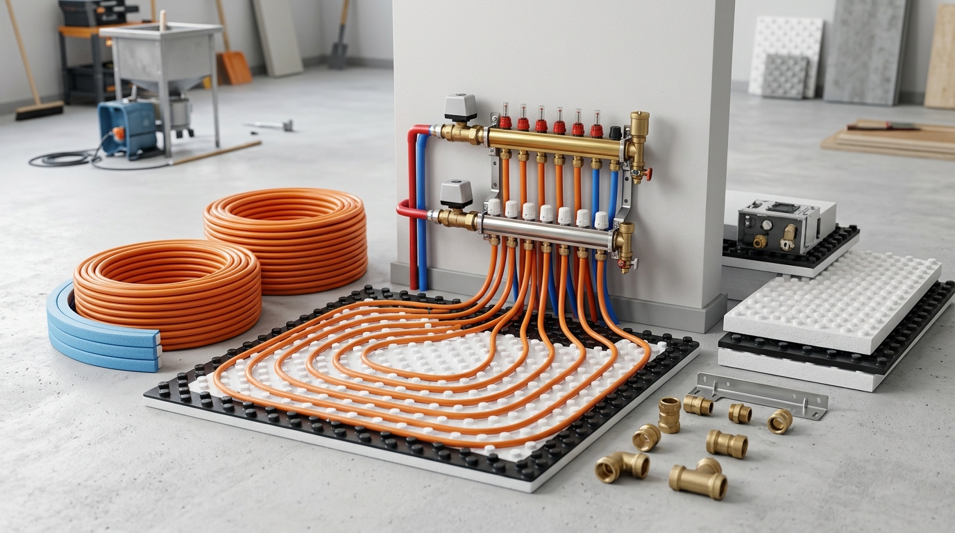 yerden ısıtma malzemeleri