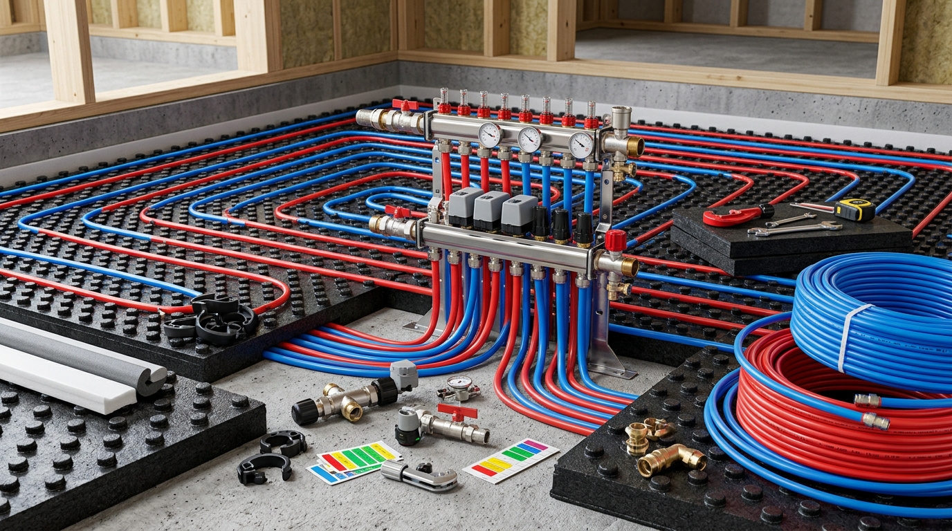 yerden ısıtma malzemeleri