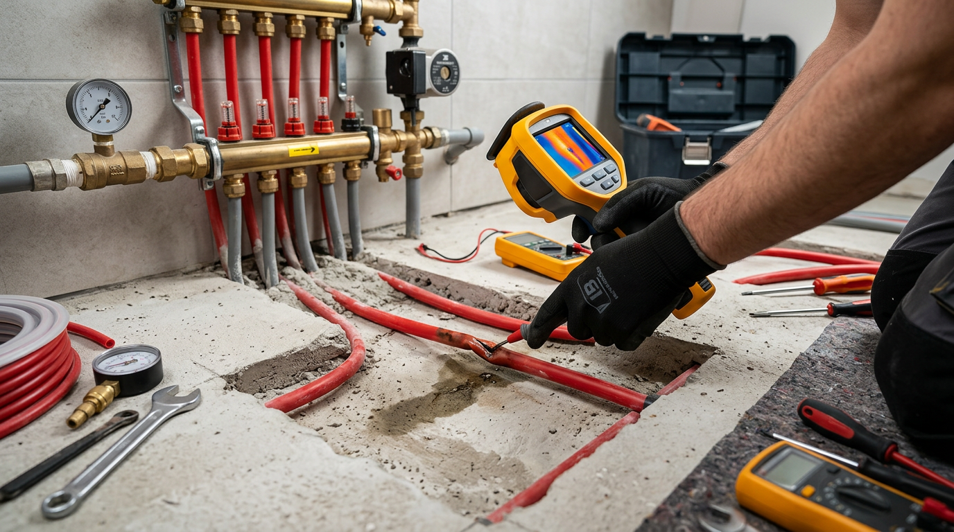 yerden ısıtma tamiri