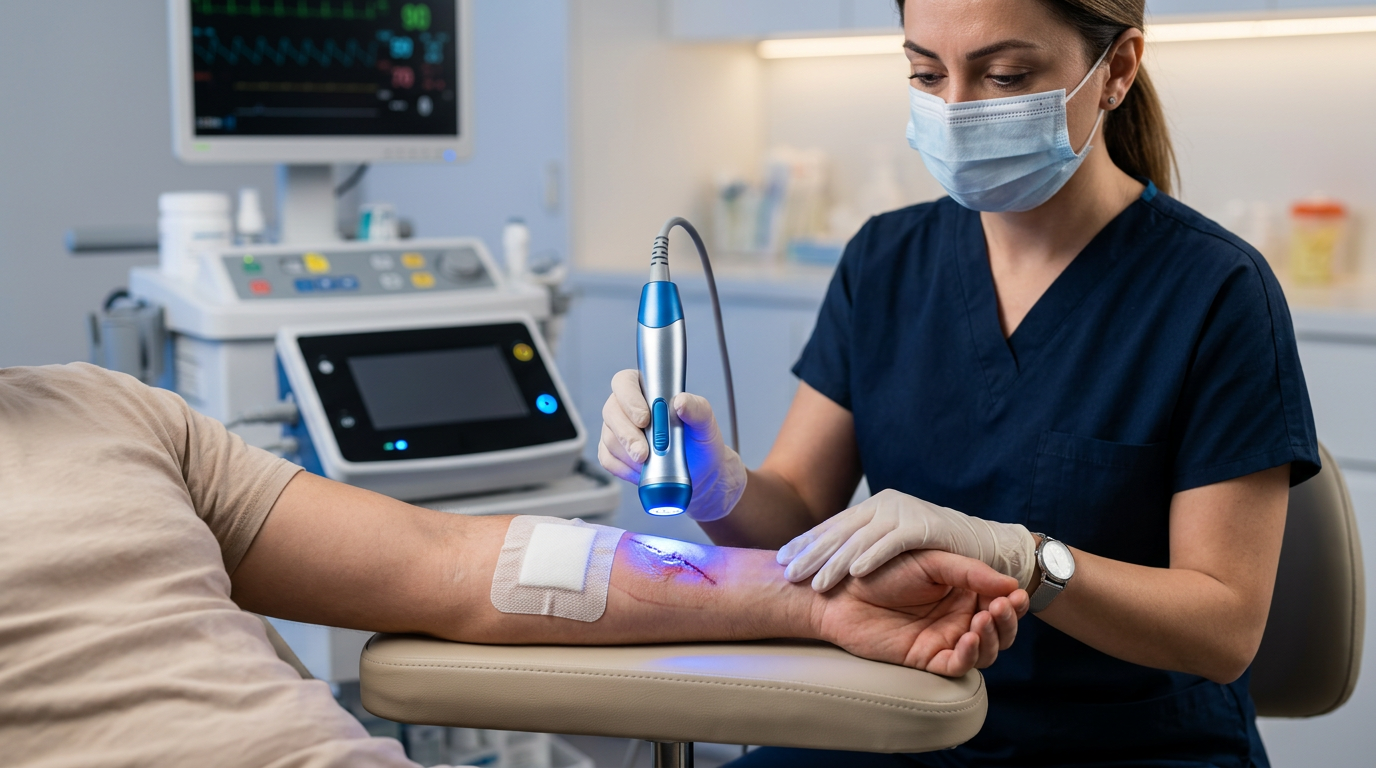 Yara Bakım Mavi Işın Teknolojisi