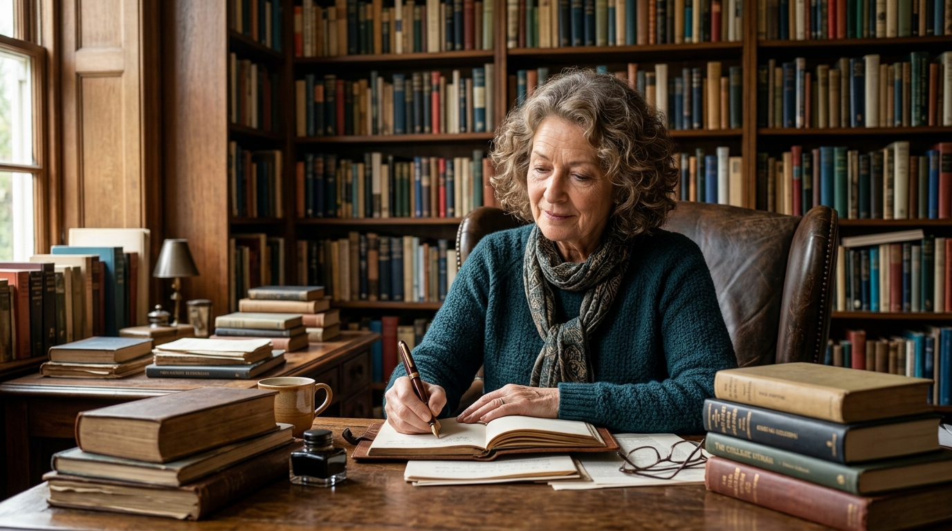 Illustration for blog section about: Dünya Çapında En İyi Yazarlar, image 1