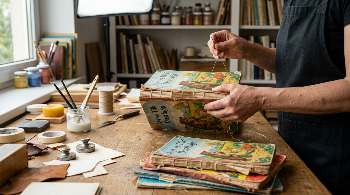 Yıpranmış Çocuk Kitaplarını Yenileme ve Onarım Rehberi